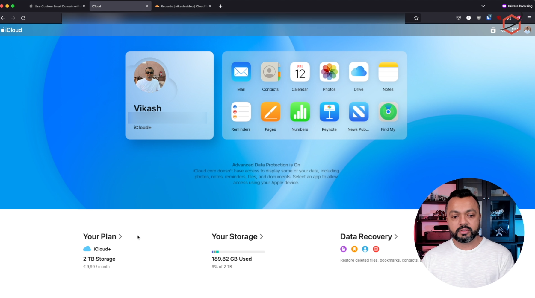 apple id custom email domain