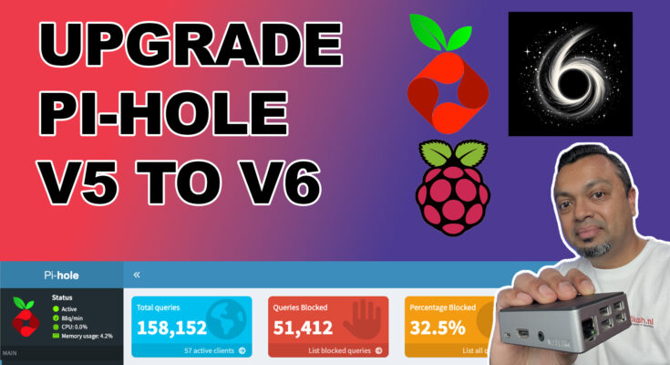 Upgrade Pi-Hole v5 to v6 - prep and execute