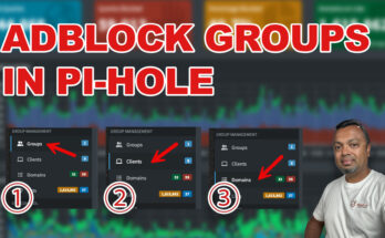 Setup adblock groups in pi-hole
