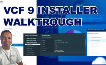 VMware VCF 9 Lab Deployment- VMware Cloud Foundation Installer walktrough